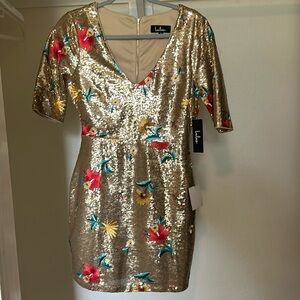 Lulus sequin dress NWT